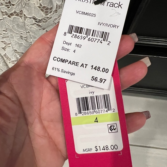 Vincent Camuto lace fit and flare dress - Picture 3 of 6